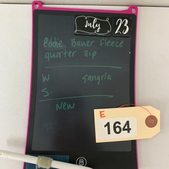 Eddie Bauer Venture Sweater Womens S Small Dark Berry Plaid Quarter Zip Fleece - Picture 13 of 16